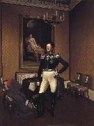 Franz Kruger Prince August von Preuben of Prussia oil on canvas